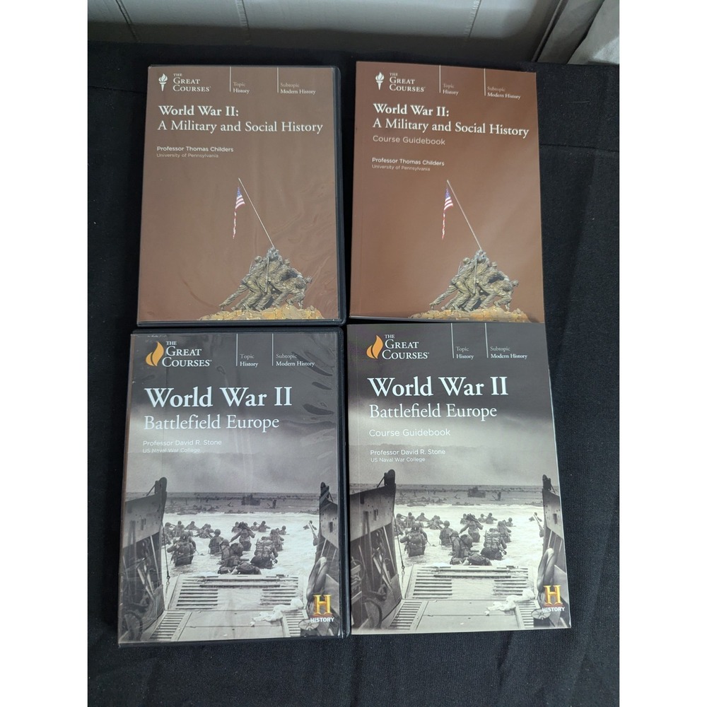 Great Courses WWII Military social History Battlefield Europe DISC 1 guidebooks